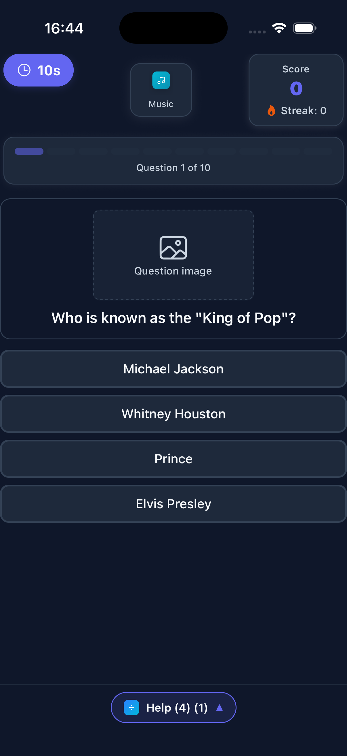 TriviaNexus solo play